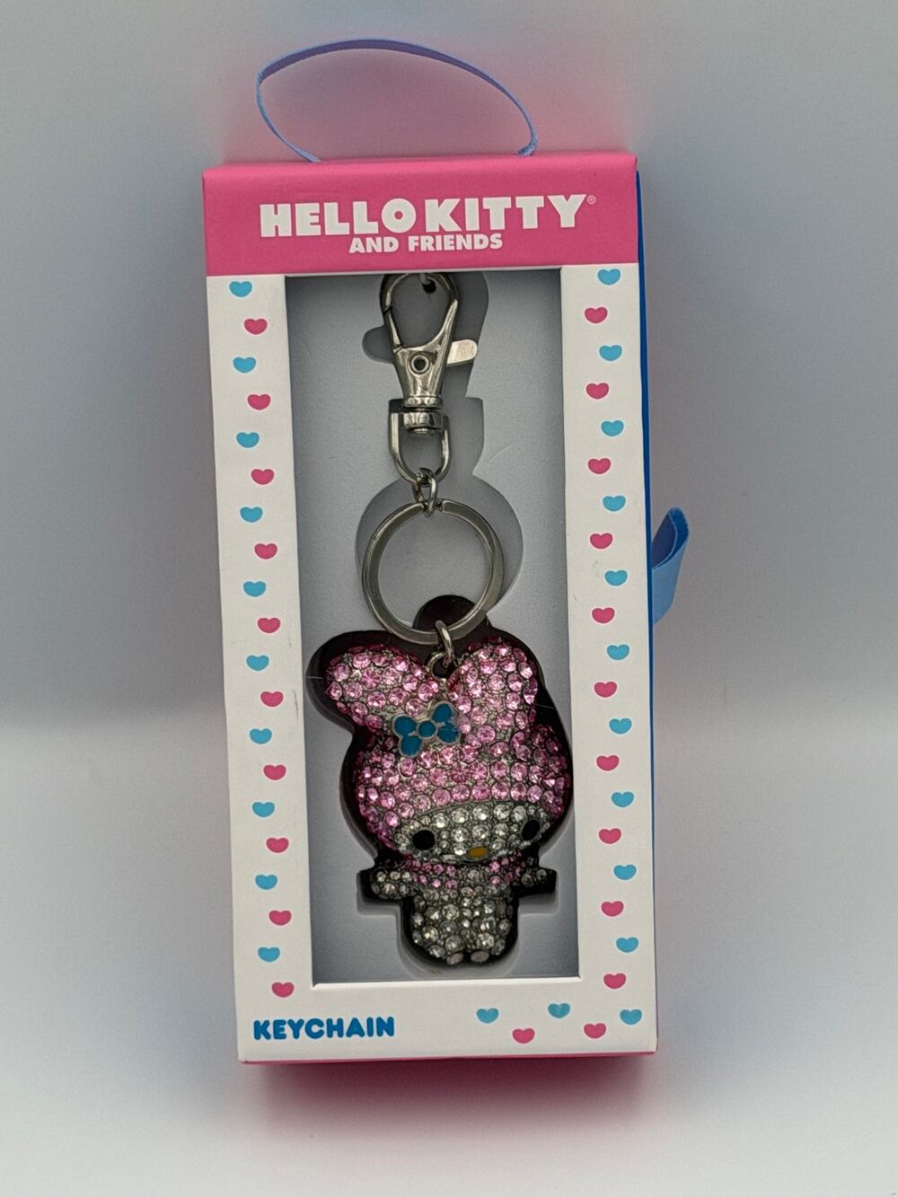 NEW-Sanrio My Melody Pavé Crystal Bling Keychain/ Bag Charm